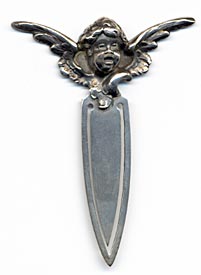 This bookmark is a William B. Kerr piece. It has the American Beauty hallmark and is stamped Sterling 10. The date is 1900 - 1910