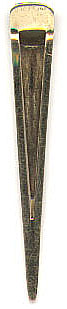 This bookmark is probably not that old but it is 14K gold. It is marked JOST 14K on the front at the very top.