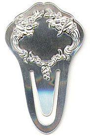 This bookmark was made by Reed & Barton and is new. It is part of their Francis the 1st silverware design. It is marked REED & BARTON Sterling.
