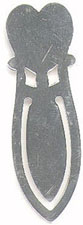 This bookmark is American made. It is marked Lunt Sterling and the number 17. Date unknown.