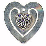 This bookmark is American made by the Inman Company. It is marked Inman Sterling. The date of manufacture is unknown.