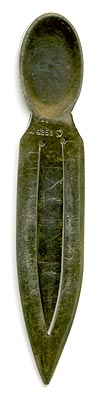 This bookmark was made in Norway. It is marked 925S with a hallmark of NF inside a triangular shield. The top has a beautifully enameled Viking ship.