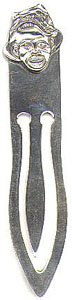 This bookmark is a Black Americana piece with the face of Sunny South. It is marked 925 on the back by an unknown manufacturer.
