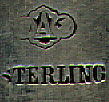 This bookmark is manufactured by the Alvin Corp. It has one of the Alvin hallmarks and is also marked Sterling on the back. The front inscription reads 'And there''s pansies, thats for thoughts.'" This is a quote from Hamlet (Act IV, Scene V). "