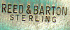 This bookmark is in the shape of who knows what. It is marked REED & BARTON Sterling on the back. The date of this bookmark is unknown but it is probably 20 - 30 years old.