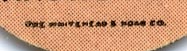 This bookmark was made in the US by The Whitehead and Hoag Co. in Newark, NJ. The patent on this is dated June 6, 1905. It is a view of the bottom of a pair of feet and is an advertisement for the Tappan Shoe Mfg. Co. of Coldwater Michigan. The back of the bookmark says "The Best is none too good for our customers. Shoddy Goods are dear at any price." "Do you wear TAPPAN Shoes? --- If not, why not?"