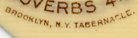  This bookmark was made in the US for the Brooklyn, NY Tabernacle. This is a very RARE bookmark that was handed out by C. T. Russell at the 1913 Conventions of the International Bible Students. It is a religious celluloid bookmark with a picture of a man's head in an oval frame hanging from a grape vine. Underneath it says "Keep thy HEART with all dilligence for out of it are the issues of LIFE." This quote is from Proverbs 4:23. The back is a quote from I JNO 3:1 which says "Behold, what manner of love the Father hath bestowed on us that we should be called Sons of God." Also is says "When He shall appear we shall be like Him."  