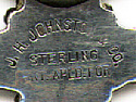 This bookmark is American made by J.H. Johnston & Co and is marked J. H. Johnston & Co Sterling  PAT APD FOR (patent applied for). It is in the shape of a Page from King Arthur''s court times. It is very detailed on the front and the back. The blade is inscribed 'Your Page'". This mark was manufactured between 1882 - 1904.  "