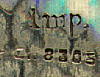 This bookmark is Danish marked with the Swedish import marks. It is marked lmp. H.Gr. 830 S on the back. It has a scallop shell on the top and the blade is hand hammered. Date is 1917 - 1938.