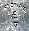 This bookmark was made in the US by S. Cottle Co. It has the makers hallmark and the word sterling on the back. The top has some scrollwork.  .