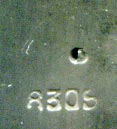 This bookmark was probably made in Norway. It is marked 830S on the back. The top is a detailed elephant head and trunk.