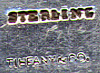 This bookmark is made in the US. It is marked Tiffany and Co. Sterling but was probably made by another company for Tiffany. The top is a bunch of intertwined feathers and leaves. The bottom blade is inscribed Philopena. The date is 1900 - 1910.