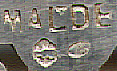 This bookmark is from Galicia in north west Spain. It is marked MALDE with two hallmarks for the manufacturer that still exists in La Corua. It is a representation of the cross of Santiago (St. James). The scallop shell in the center of the cross is associated with the pilgrims that visit the St. James's shrine in Santiago de Compostela. The date is unknown.