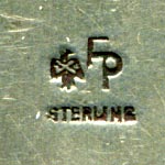 This bookmark was made in the US and signed by the renowned silversmith Frank Patania Sr. He started the Thunderbird Shop in Santa Fe, NM in 1927. The hallmarks are the 'thunderbird'", his initials FP and sterling. The top is a figural road runner with turquoise in the body and the eye. "