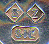 This bookmark was made in an unknown country. It is a figural of a Rhinoceros and is marked S Z and SIL possibly for silver. The date is unknown.