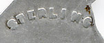  This bookmark was made in the US by an unknown manufacturer. It is marked sterling on the back. The top is a a picture of a "Gibson Girl" made famous by the artist Charles Gibson in the early 1900's. The date is 1900 - 1915.  