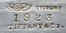  This bookmark is made in the US by Shiebler for Tiffany and Co. It is marked with the Shiebler makers mark and 1923 and Tiffany and Co. The top has a  detailed sea horse. The blades are hand hammered.  The date is 1900 - 1910.  