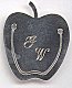 This bookmark is from Tiffany possibly from the 1970's to early 1980's. It is marked Tiffany & Co. Makers Sterling. It is in the shape of an apple.