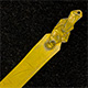 This bookmark was made in Japan by an unknown manufacturer. It is unmarked and is made of brass. The top is a figural Japanese man.