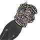 This bookmark is made in Holland. It is marked with a tiny windmill, N10 and 90. It is probably 900 fine silver. The top has a scene from Aruba, an island in the Netherlands Antilles, in the West Indies. The date is unknown.