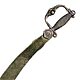 This bookmark is made in the US between 1900 and 1910. It is only marked sterling on the sword handle. The top blade is the sword blade and is finished in a gold wash. The bottom blade is much smaller and hidden behind the top. The manufacturer is unknown.