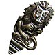 This bookmark was made in Mexico. It is marked Mexico, the makers mark JAAKE, 925 Sterling and the standard Mexican mark with the number 20 for this manufacturer. This bookmark is more of a clip but could serve the same purpose. The top blade is a Lion reading a book. Date is unknown.