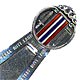 This bookmark was made in either Denmark or another Scandinavian country. It is marked 925 and the letter H within a circle. The top is a sword and a sledge hammer with red, white and blue enamel stripes representing the Norwegian flag. The edges of the larger blade have the following saying. "Jeg vil verge mitt land" and "Jeg vil bygge mit land". Date is unknown.