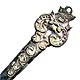 This bookmark was made in the US by an unknown manufacturer. It is marked only Sterling and is very small and thin. The date is 1900 - 1910.