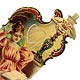 This bookmark was made in the US by Whitehead & Hoag of Newark, NJ. It is an advertising bookmark for Welsbach lights. It says "You'll find the Pages soft and bright 'Neath the brilliant Welsbach light." On the back is a calendar for 1901.
