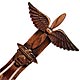 This bookmark was made in the US by an unknown manufacturer. made of copper and is unmarked. It is from the Army Air Corps and shows a propeller with wings and a shield with Washington DC on it. The date is 1940 - 1950.  