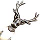 This bookmark was made in Scotland and has the design of a moose head. It is unmarked and is either sterling or silver plate. The date is unknown.
