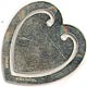  This bookmark was made in the US by Reed & Barton. It is marked Reed & Barton Sterling. It is in the shape of a heart and is very simple. The date is 1970 - 1980.    