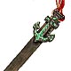 This bookmark was made in the US by an unknown manufacturer. It is marked E sterling on the back. The top blade is in the shape of an anchor with partial green enamel. It has a red and white ribbon and tassel. The date is 1900 - 1910.  