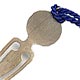  This bookmark was made in the US by J.T. Inman & Co. It is marked Inman Sterling and was made circa 1930 - 1940. It is a very plain and small piece with a blue tassel.  