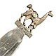 This bookmark was made in Peru probably in the 1970's. It is marked Peru 925 and some sort of hallmark. The top is a figural Llama with a saddle on it's back.  