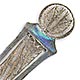  This bookmark was made in the US by an unknown manufacturer. It is unmarked but is probably silver. It has intricate filigree work on the top and on the inner blade. The date is 1900 - 1910.   