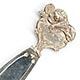 This bookmark was made in Holland. It has Dutch hallmarks indicating a date before 1953 and a manufacturers mark of HH. The top is a lion resting on a shield which says Lowendenkma Luzern.