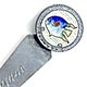  This bookmark was made in Bermuda. It has a mark on the back indicating that it is sterling. The top blade is an enamel multi-colored fish with Bermuda underneath it. The date is 1960 - 1970.  