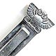 This bookmark was made in Sweden. It is marked with the Swedish hallmarks and C9, the date mark, EBIF the manufacturers mark and F which is a city mark for Falk&ouml;ping. The top has a picture of an owl. The date is 1953.   