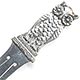 This bookmark was made in Holland by an unknown manufacturer. It is a detailed figural owl. The date is 1920 - 1940.   