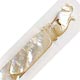  This bookmark was made in France. It is French Palais Royal made of mother of pearl. The top is a carved figural poodle. The date is 1890 - 1910.  