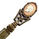  This bookmark was made in France. It is unmarked gilded brass and has a cameo on top. The date is 1890 - 1910.  