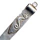  This bookmark is made in the US by Shiebler for Tiffany and Co. It is marked with the Shiebler makers mark and 1923 and Tiffany and Co. The top has a  detailed sea horse. The blades are hand hammered.  The date is 1900 - 1910.  